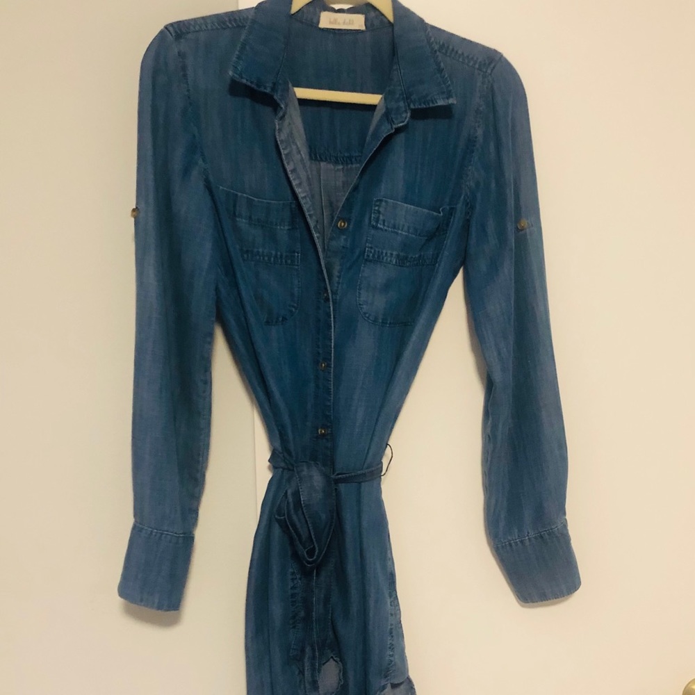 Bella Dahl Anthropologie Chambray Dress